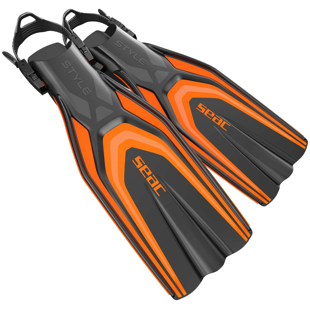 Palmes de plongée Style Orange S-M ~ 39-41 Seac 71-61O-S-M
