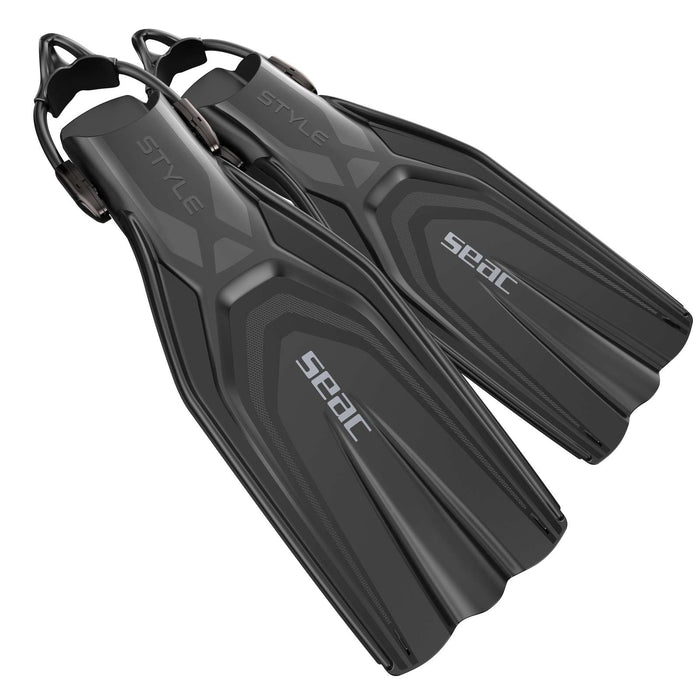 Palmes de plongée Style S Noir L-XL ~ 45-47 Seac 71-62N-L-XL