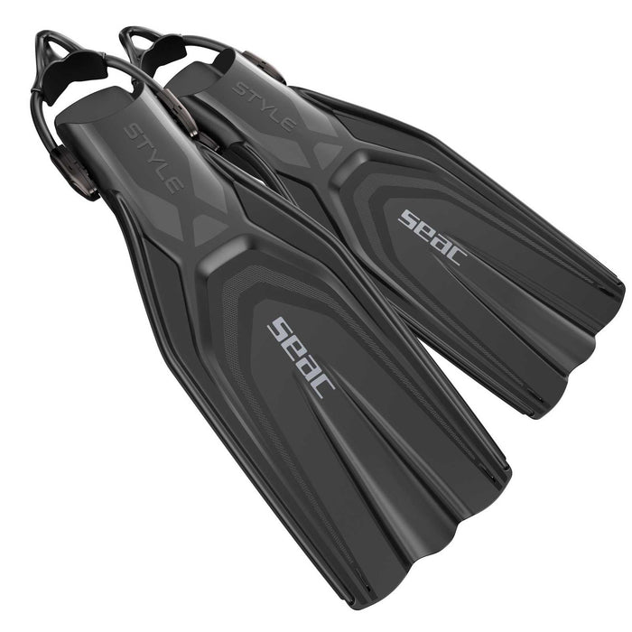 Palmes de plongée Style S Noir M-L ~ 42-43 Seac 71-62N-M-L
