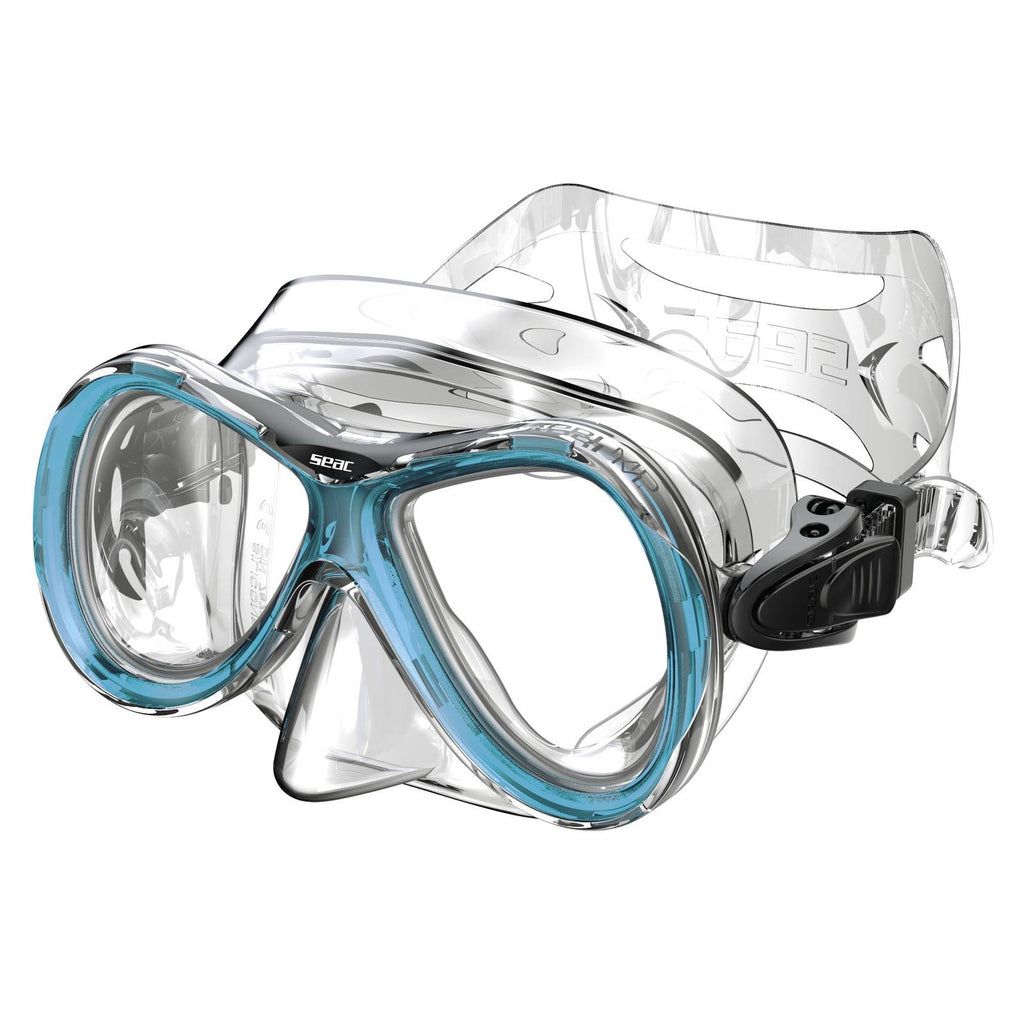 Masque de snorkeling Capri Md Slt Aquamarine Seac 75-14A-SLT