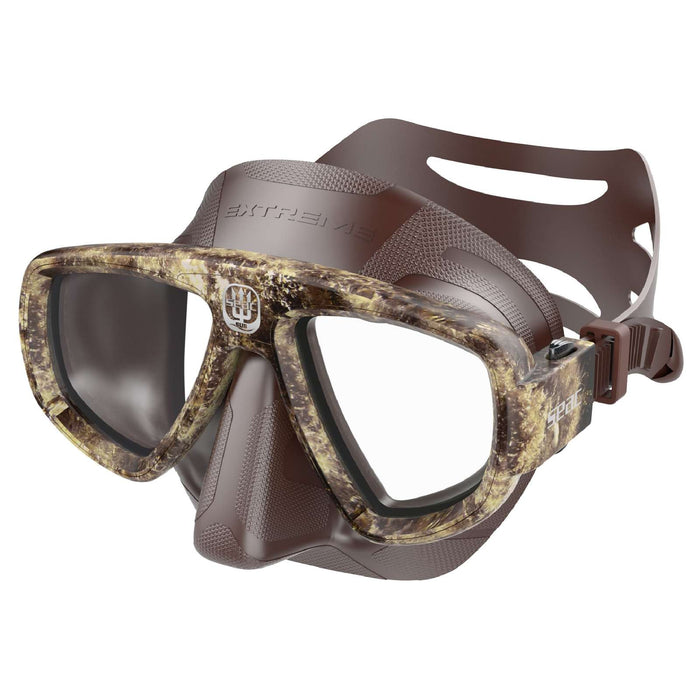 Masque de freediving Extreme Camouflage Marron Seac 75-33K-SBR