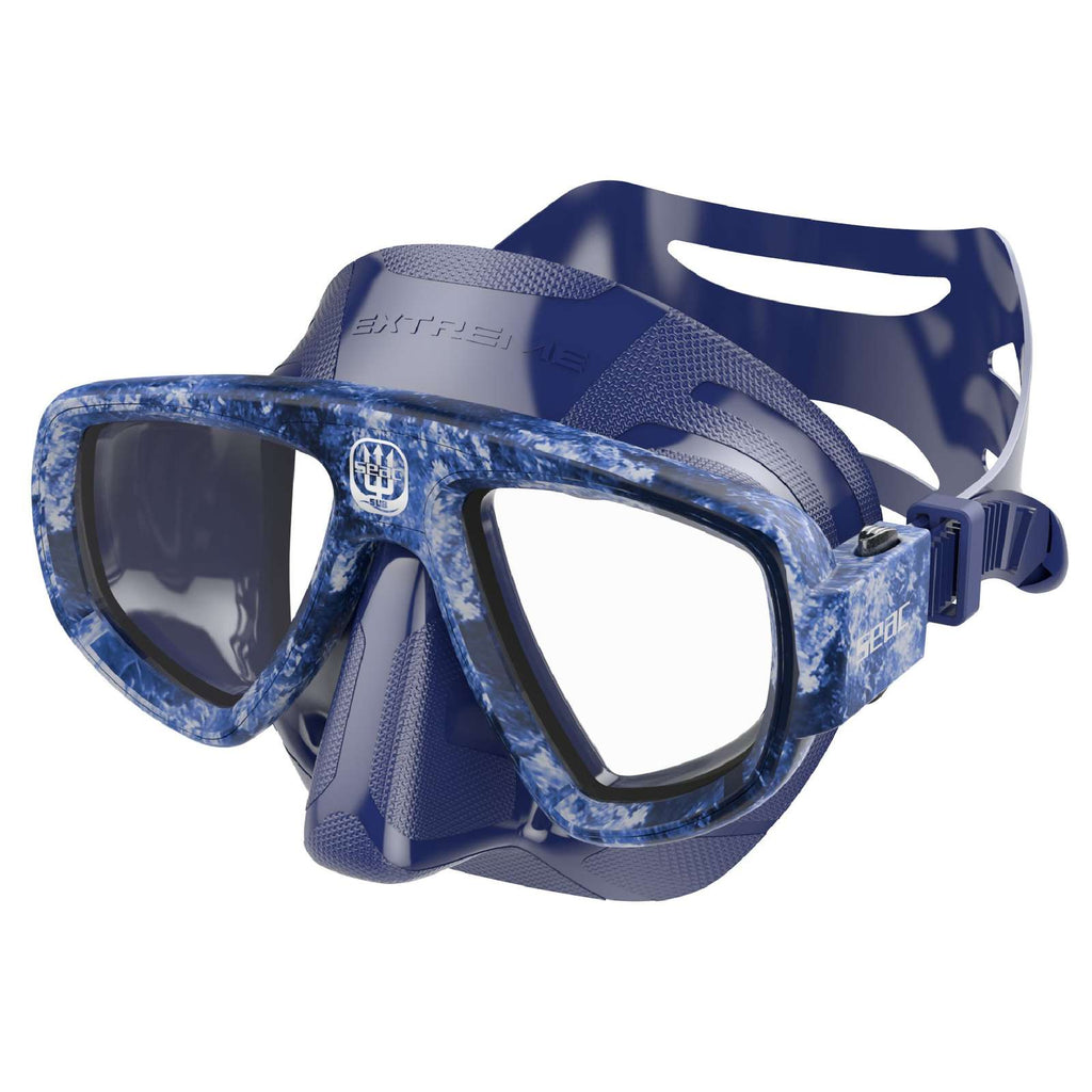 Masque de freediving Extreme Camouflage Bleu Seac 75-33MK-SB