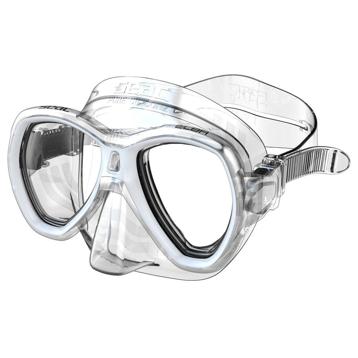 Masque de snorkeling Elba Transparent-Blanc Seac 75-41W-SKL