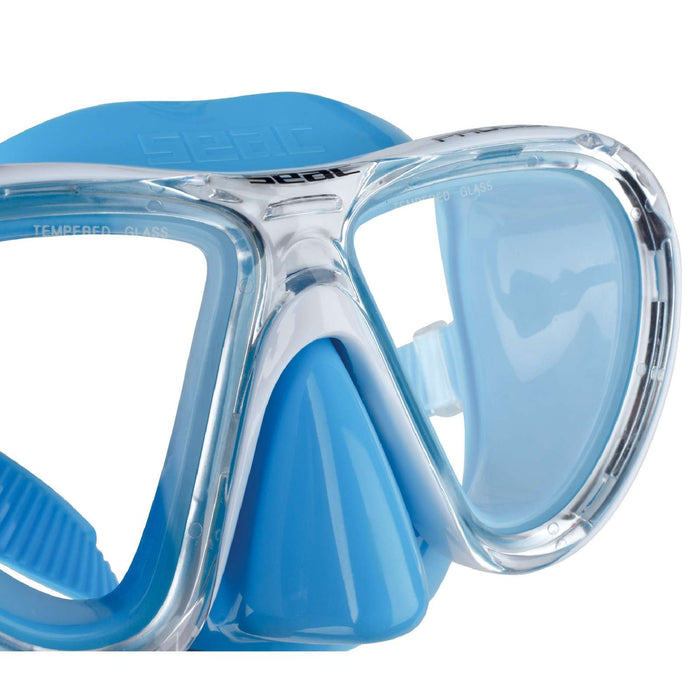 Masque de snorkeling Procida Slt Light-Bleu Seac 75-46AZ-SLTAZ