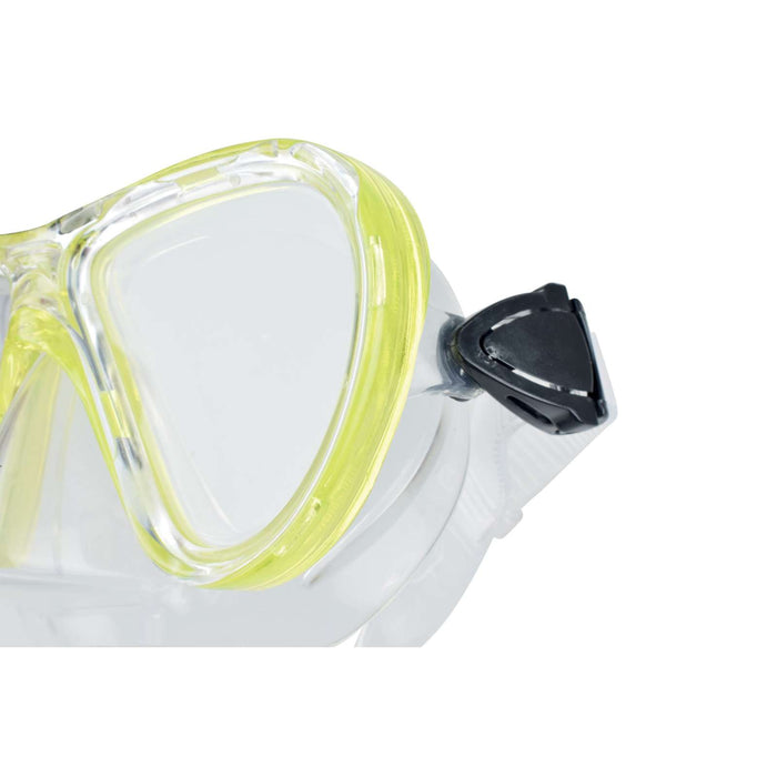 Masque de snorkeling Procida Slt Clear-Jaune Seac 75-46Y