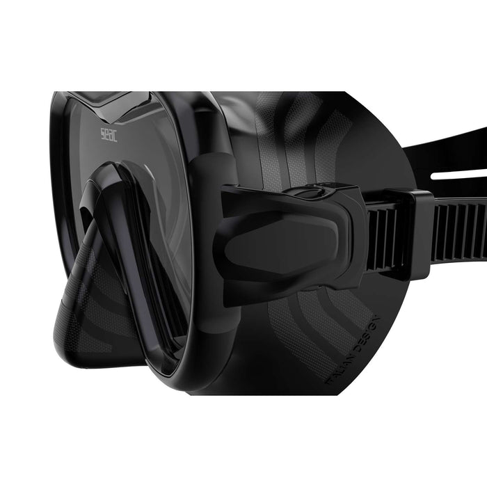 Masque de snorkeling Giglio Noir Seac 75-47N-SBL