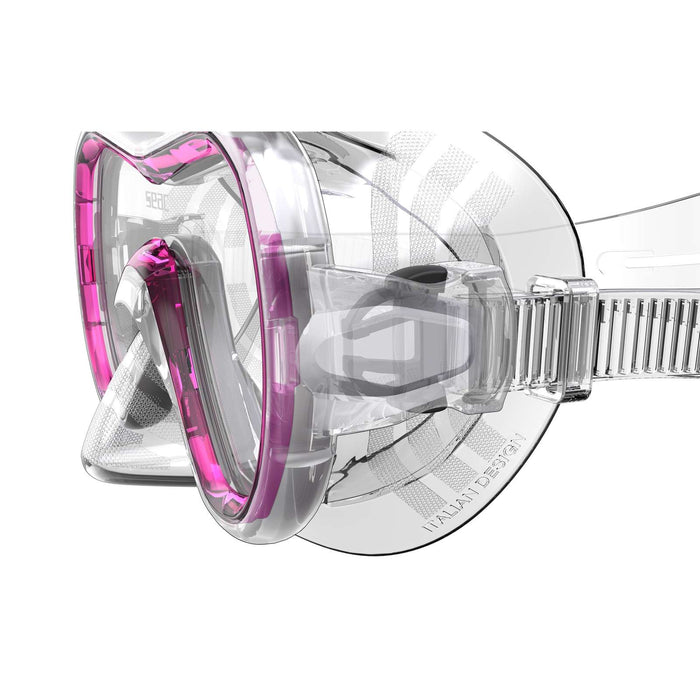 Masque de snorkeling Giglio Md Clear-Rose Seac 75-48P-SKL