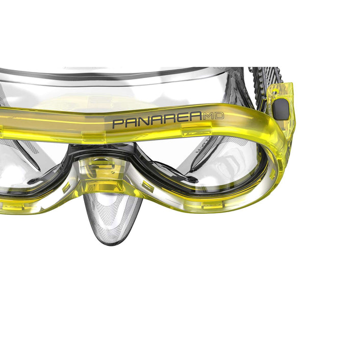 Masque de snorkeling Panarea Md Clear-Jaune Seac 75-50Y