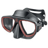 Masque de snorkeling plongée Extreme 50 Noir-Rouge Seac 75-65NR-SBL