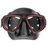 Masque de snorkeling plongée Extreme 50 Noir-Rouge Seac 75-65NR-SBL