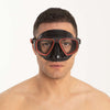 Masque de snorkeling plongée Extreme 50 Noir-Rouge Seac 75-65NR-SBL