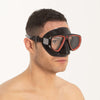 Masque de snorkeling plongée Extreme 50 Noir-Rouge Seac 75-65NR-SBL