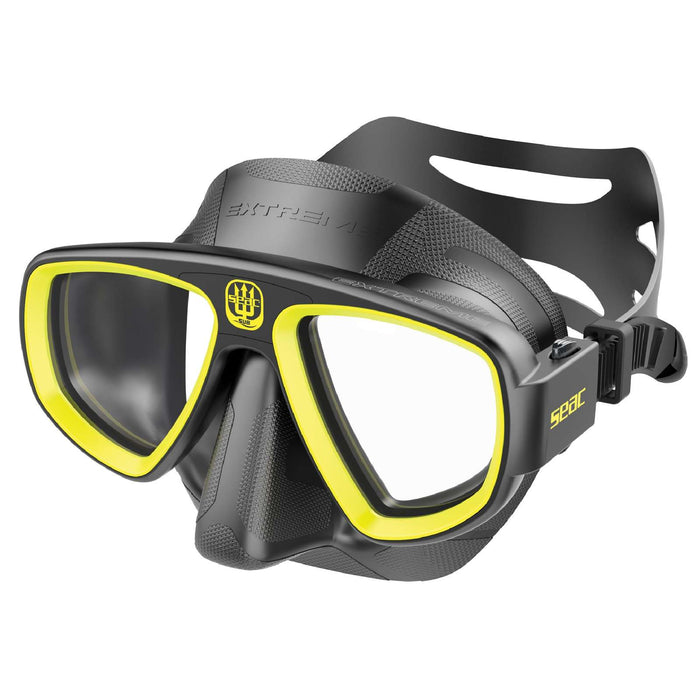 Masque de plongée Extreme 50 Noir-Jaune Seac 75-65NY-SBL