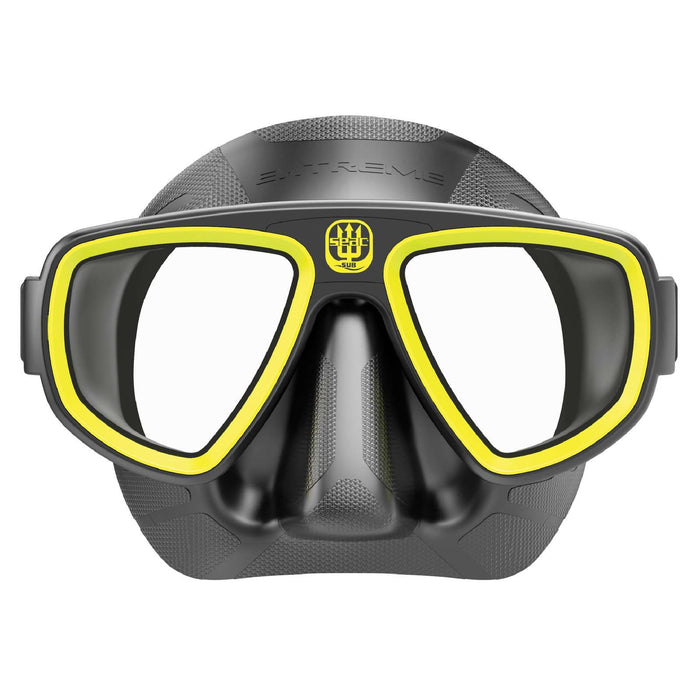 Masque de plongée Extreme 50 Noir-Jaune Seac 75-65NY-SBL