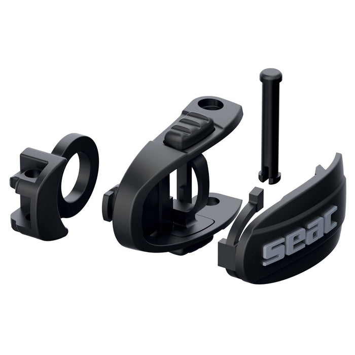 Masque de freediving et de spearfishing Eagle Miroir Argenté Noir Seac 75-66NS-SBL-LS