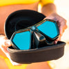 Masque de freediving et de spearfishing Eagle Miroir Argenté Noir Seac 75-66NS-SBL-LS