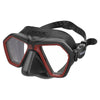 Masque de freediving et de spearfishing Eagle Noir-Rouge Seac 75-66R-SBL