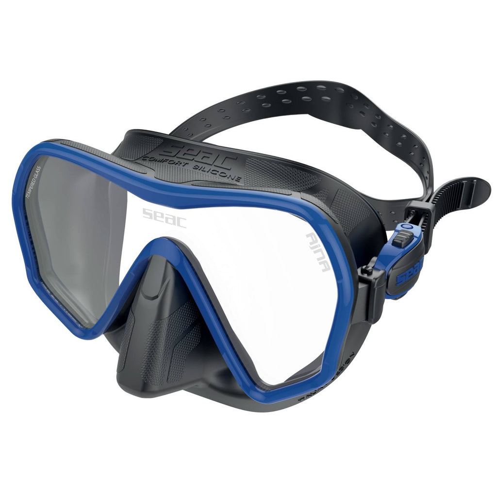 Masque de plongée Ajna Noir-Bleu Seac 75-67B-SBL