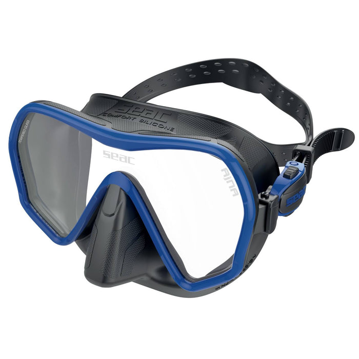 Masque de plongée Ajna Noir-Bleu Seac 75-67B-SBL