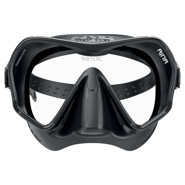 Masque de plongée Ajna Noir-Noir Seac 75-67N-SBL