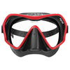 Masque de plongée Ajna Noir-Rouge Seac 75-67R-SBL