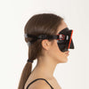 Masque de plongée Ajna Noir-Rouge Seac 75-67R-SBL