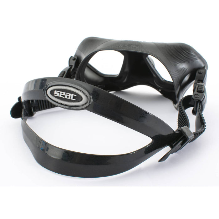 Masque de plongée et de chasse sous-marine Raptor Noir Seac 75-68N-SBL