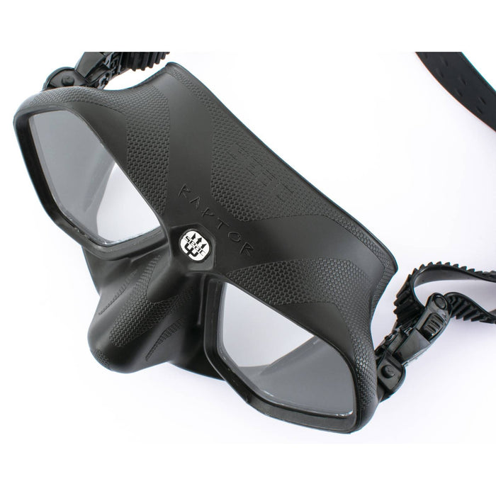 Masque de plongée et de chasse sous-marine Raptor Noir Seac 75-68N-SBL