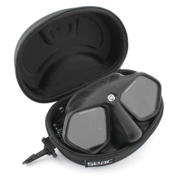 Masque de plongée et de chasse sous-marine Raptor Noir Seac 75-68N-SBL