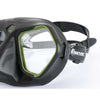Masque de plongée et de chasse sous-marine Raptor Noir-Vert Seac 75-68V-SBL