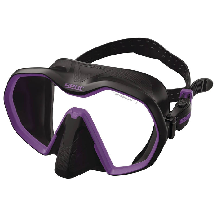 Masque de plongée Icona Noir-Lila Seac 75-69NLL-SBL