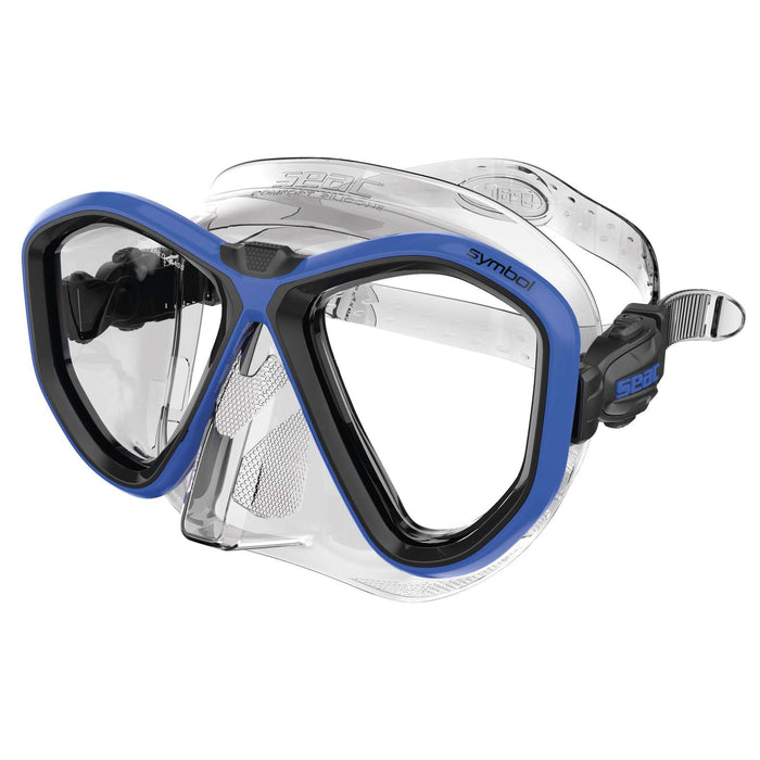 Masque de plongée Symbol Transparent-Bleu Seac 75-70B-SKL
