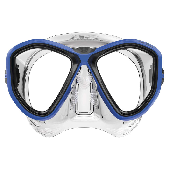 Masque de plongée Symbol Transparent-Bleu Seac 75-70B-SKL