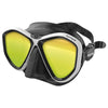 Masque de plongée Symbol Noir-Blanc Lentilles Miroir Seac 75-70W-SBL-LS
