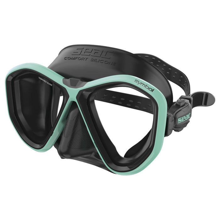 Masque de plongée Symbol Ajustement Asiatique Noir-Tiffany Seac 75-72TI-SBL
