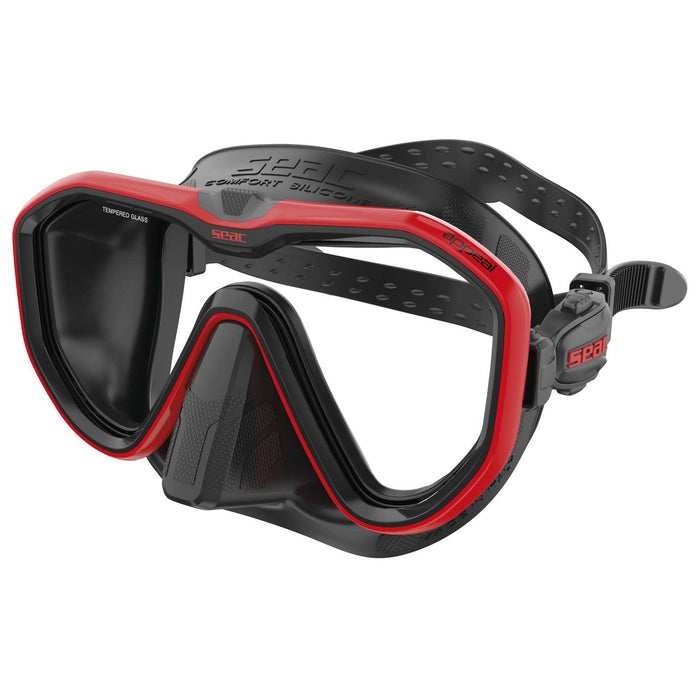 Masque de plongée Appeal Noir-Rouge Seac 75-73R-SBL