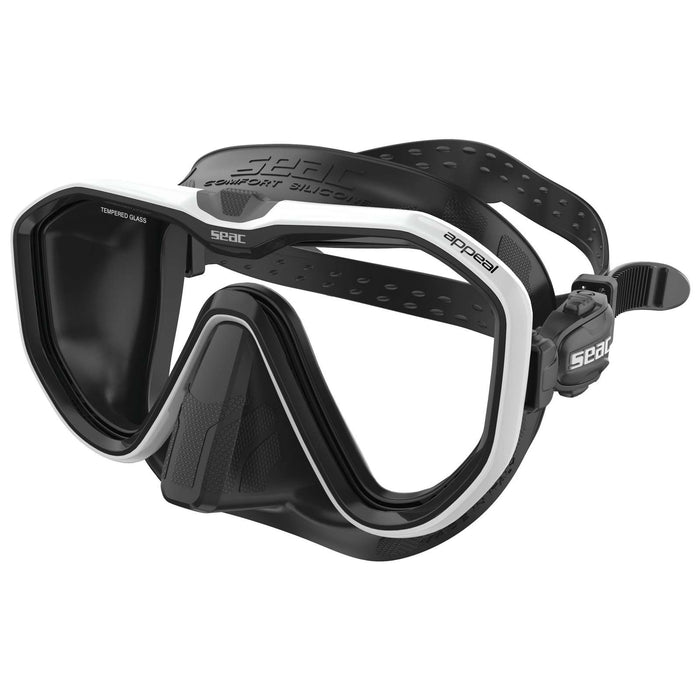 Masque de plongée Appeal Noir-Blanc Seac 75-73W-SBL