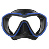 Masque de plongée Appeal Ajustement Asiatique Noir-Bleu Seac 75-75B-SBL
