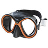 Masque de plongée Chiara Noir-Orange Seac 75-77O-SBL