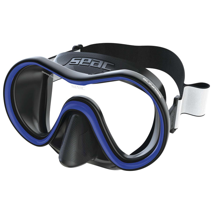 Masque de plongée Sunrise Noir-Bleu Seac 75-78B-SBL