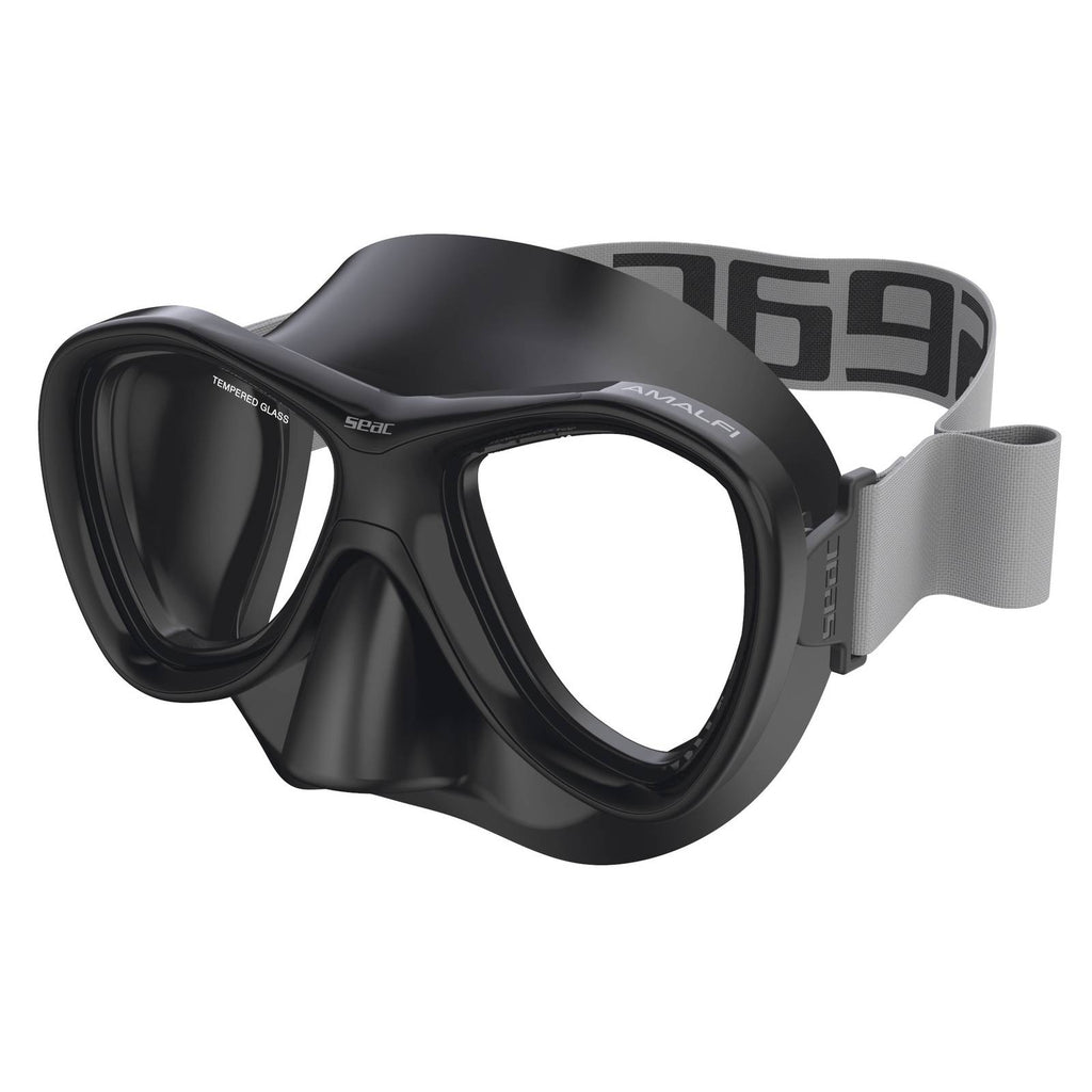 Masque de snorkeling Amalfi Noir Seac 75-79N-SBL