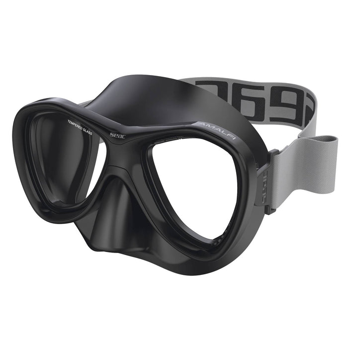 Masque de snorkeling Amalfi Noir Seac 75-79N-SBL