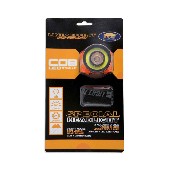 Lampe frontale Cob Led avec Led central Lineaeffe 7599381