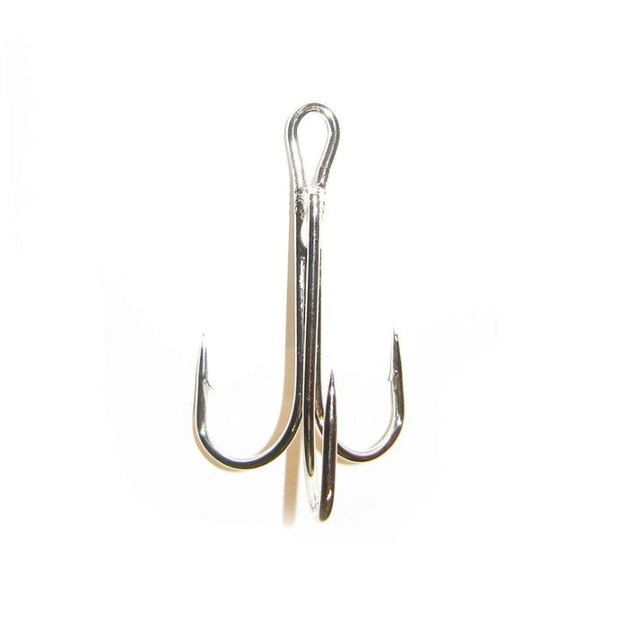 Hameçons triples nickelés 50pcs Taille 4 Lineaeffe 7610040