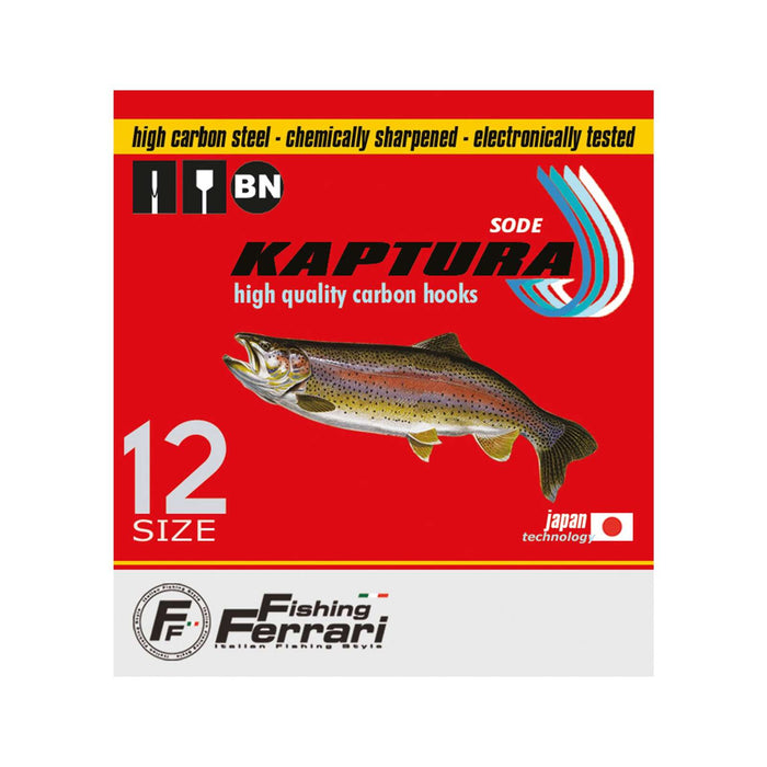 Hameçons de pêche Sode Flatted Kaptura Taille 8 Pêche Ferrari 7953108