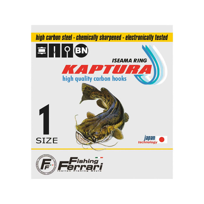 Hameçons de pêche Kaptura Iseama Ringed Taille 6 Pêche Ferrari 7953706