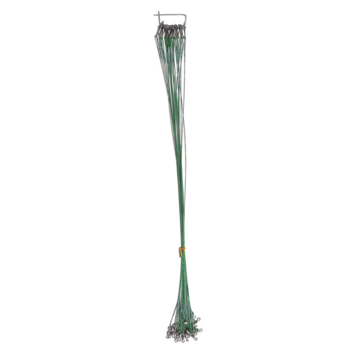 Fil d'acier leader Cavetto Acciaio 1x7 Vert Lineaeffe 7980230