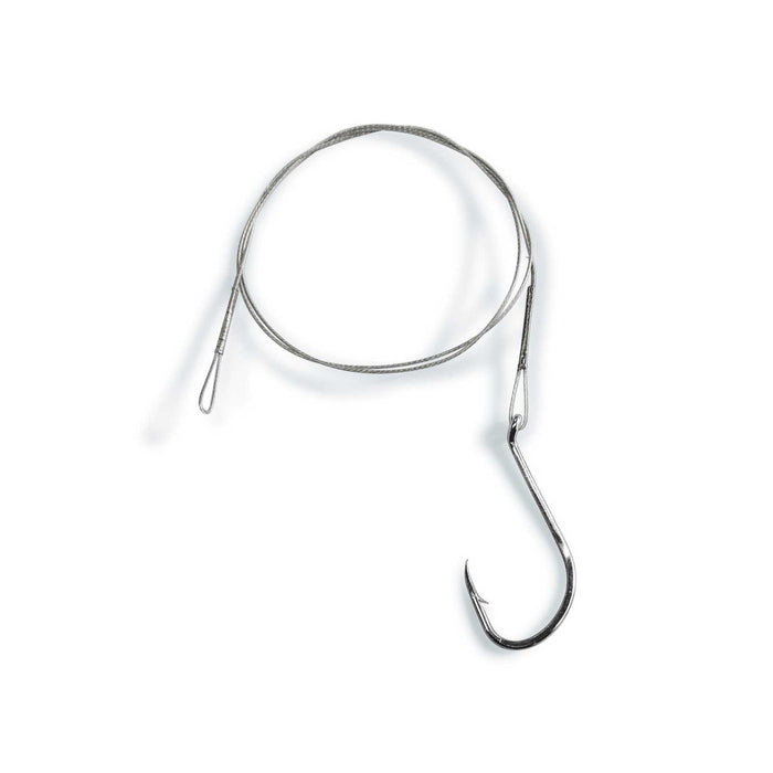 Fil d'acier Thon carte sans émerillon 1x7 45cm 15kg Taille 2-0 Lineaeffe 7980920