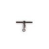 Rotation noire roulante 2mm Lineaeffe 8003707