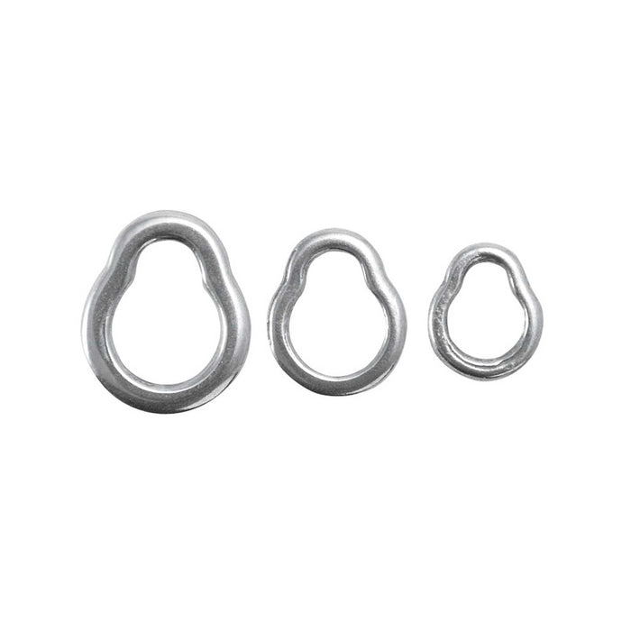 Anneaux solides en métal Taille 2 Lineaeffe 8021502